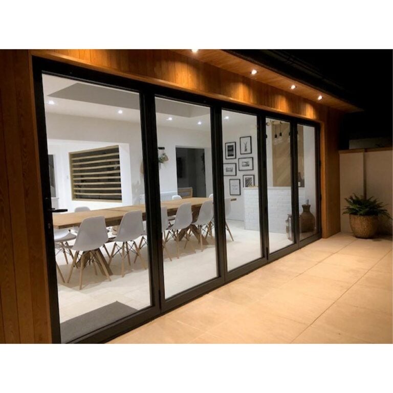 5m Stock Bifold (5 Panel) Glass Openings