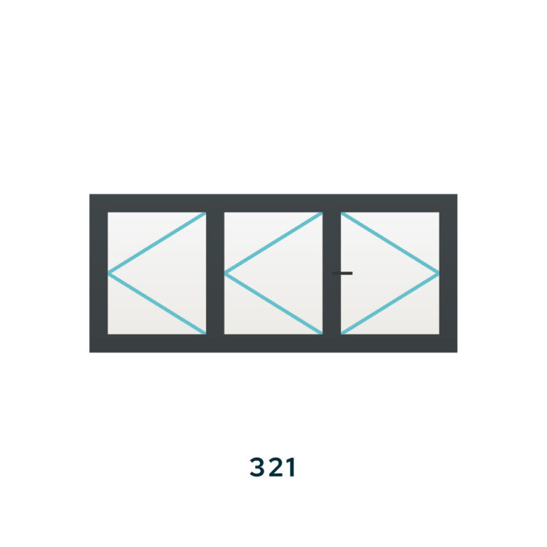 Bespoke 3 Panel Bifold Window Glass Openings