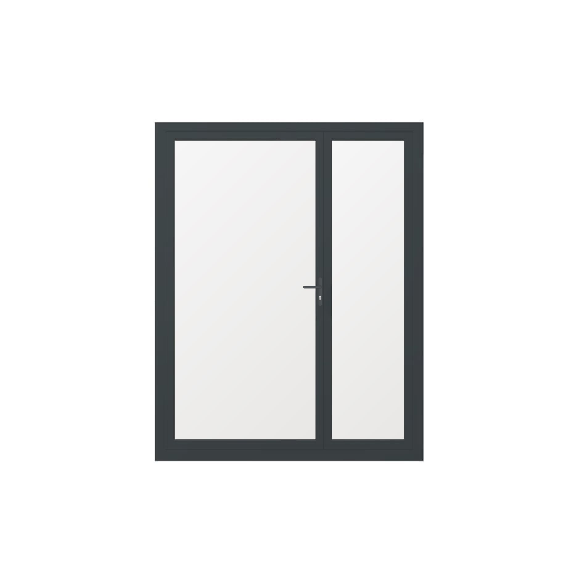 Off Set Doors Aluminium Bespoke Offset French Door - Glass Openings